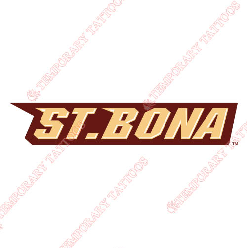 St. Bonaventure Bonnies Customize Temporary Tattoos Stickers NO.6323